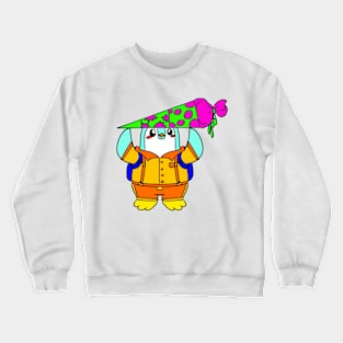 School start of school children school bag Crewneck Sweatshirt